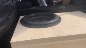 Флекс от одного сабвуфера Phoenix black bass 15