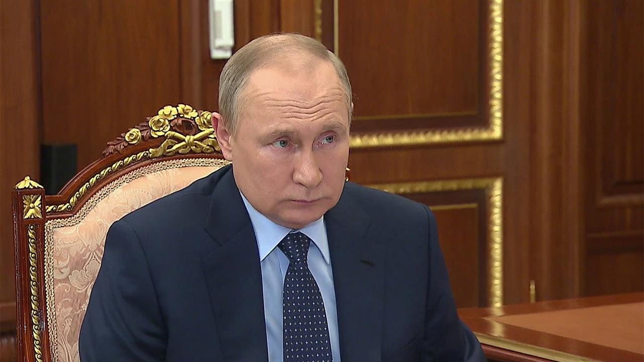 Владимир Путин принял доклад главы Тверской области Игоря Рудени о планах по развитию региона
