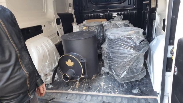 Как недорого отопить склад без газа и электричества- пошли печи типа Буржуйка смотреть онлайн