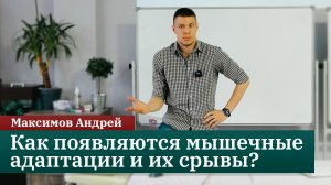 Как появляются мышечные адаптации и их срывы? Агонисты, антагонисты и синергисты. Максимов Андрей