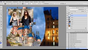 Коллаж из фотографий в фотошопе