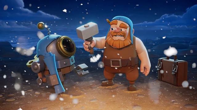 Clash of Clan Night Village Theme Song 1 Hour смотреть онлайн