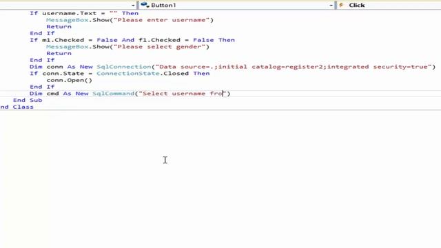 Visual Basic .Net project: How to you create registration form and user form in VB.net with code смотреть онлайн