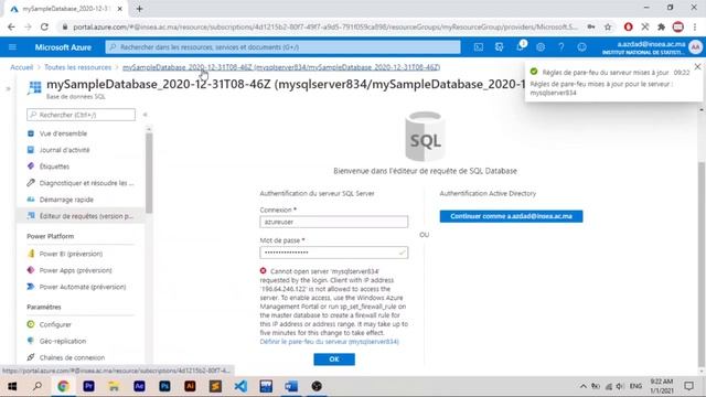 Microsoft Azure SQL Server Error: Cannot Open Server Requested By The Login - FIXED смотреть онлайн