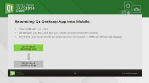 QtDD14 - Integrating Mobile Into Your Cross-Platform Strategy with Qt - Tuukka Ahoniemi