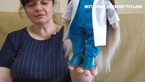 Кукла. Медицинская сестра. Игрушка. своими руками
