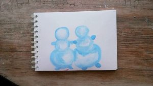 Как нарисовать СНЕГОВИКОВ гуашью | Новогодние рисунки для детей | Рисунок на Новый Год