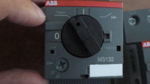 Ручной пускатель ABB MS116 и MS132