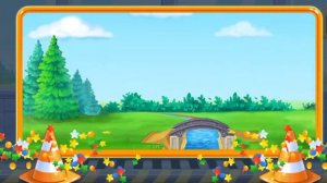 Cartoon game play....creat a bridge... gokids transportbuilding