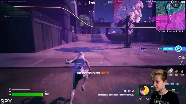 Первая победа на камеру?(играю в Fortnite часть 4) смотреть онлайн
