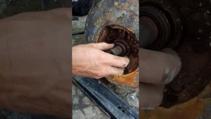 Снятие крыльчатки с мотопомпы