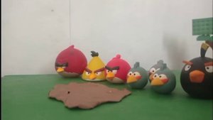 angry birds space trailer (remake stop motion)