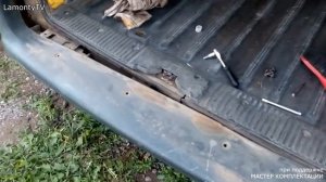 РЕНО КАНГУ (КЕНГУ) Ремонт заливная горловина часть 1