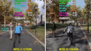 INTEL i7-12700K vs INTEL i5-13600K | Test in 6 Games
