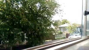 ЛиАЗ 677. Арзамас. Август. 2019 год. Поездка на задней площадке 2.