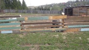 Делаем загон для скота//часть 2//деревенская жизнь