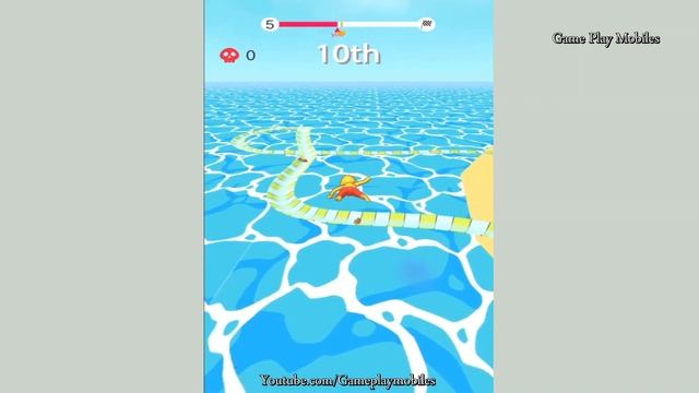 Aquapark.io - Gameplay Walkthrough - Levels 1-10 смотреть онлайн