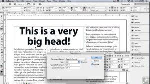 Adobe InDesign CS6 Tutorials | Span Columns in InDesign | InfiniteSkills