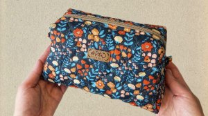 DIY/ШЬЮ ОБЪЁМНУЮ КОСМЕТИЧКУ #шьюсама #мастеркласс #handmade