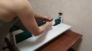 накатка пленки на пластик 5 мм, на ручном ламинаторе