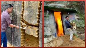 Мужчина выкопал нору в горе и превратил её в уютную квартиру