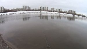Зимний спиннинг на Москва-реке| Ловля на спиннинг зимой|