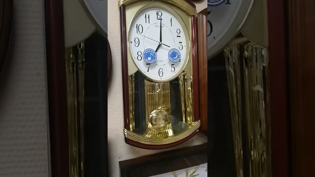 Часы настенные LA MER 025004 GEс маятником и музыкой(12 мелодий) смотреть онлайн