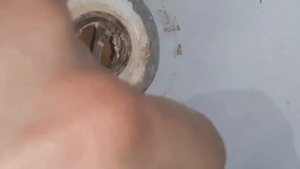 ремонт фитинга PP в стене