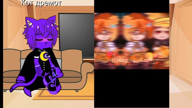 😲реакция на кота дремота чучуть шип🥰 смотреть онлайн