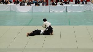 57-я Всеяпонская демонстрация айкидо (2019). (Додзё-тё) Мицутеру Уэсиба