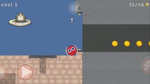 Играем в красный шар.Красныш и Соня. Hat Ball. Топ игры. Играем вместе. Игры с Анджелиной.