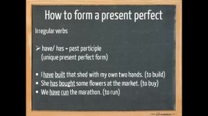 Present Perfect Tense   English grammar tutorial video lesson