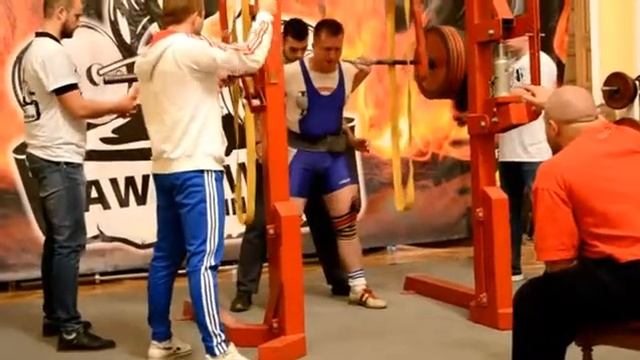 Присед 270 кг. AWPC (рекорд Украины до 90 кг open) смотреть онлайн