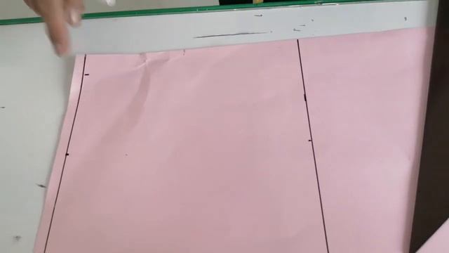 Trazo Básico O Patrón  Pantalón Dama , Parte Delantera, Por Alfonso Soler Cuervo. Parte 1. V