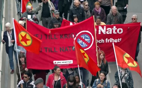 Противники вступления Швеции в НАТО вышли на улицы Стокгольма / События на ТВЦ