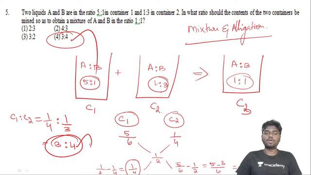 L1 | RATIOS & PROPORTION  | QA | CAT & IPMAT 2021 | Unacademy CAT4MBA  | Kabilan Sir