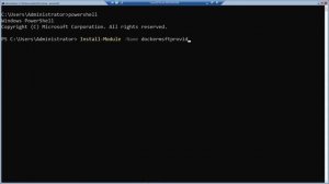 Installing Docker on Windows Server 2019 Core Edition