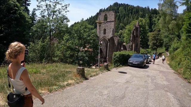 Монастырь Всех Святых/Церковь Шварцвальд -Schwarzwald Руины монастыря Всех Святых и водопады.1часть смотреть онлайн