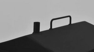 Коптильня горячего копчения малая с плоской крышкой и крышка домиком