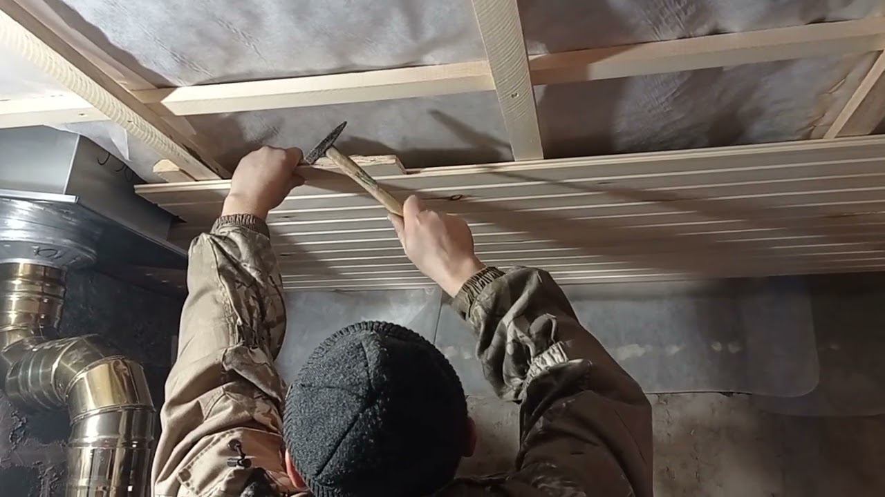 Баня из арболита ч.2 отделка вагонкой