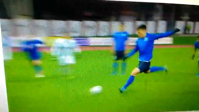 Неспортивное поведение Евгения Хачериди в матче с "Витебском" смотреть онлайн