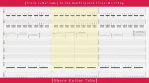 [Share Guitar Tabs] To The Hellfir (Lorna Shore) HD 1080p