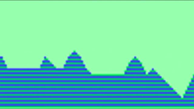 Scrolling Mountains (Channel F)