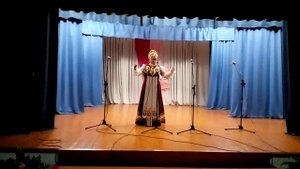 Песня "Ты Россия моя, золотые края" исполняет Черкасская Галина Крымковский ДК.