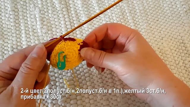 СМАЙЛИК АМИГУРУМИ "Подмигиваюший" вяжем крючком в подарок DIY бесплатно 100% экологично