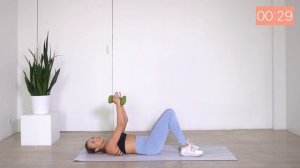 15 min UPPER BODY WORKOUT | With Dumbbells | For Toned Arms