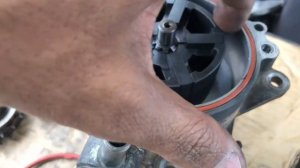 Nissan Navara D40 YD25 engine vacuum pump repair