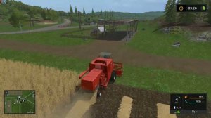 Farming Simulator 17 ➣ Сложный режим • Sosnovka.Часть 31. Уборка Зерновых • Сбор урожая Ячменя