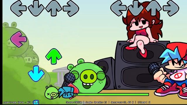 VS PIG (Bad Piggies) Angry Birds SEMANA COMPLETA Friday Night Funkin' FULL WEEK FNF MODS Piggy Tale смотреть онлайн