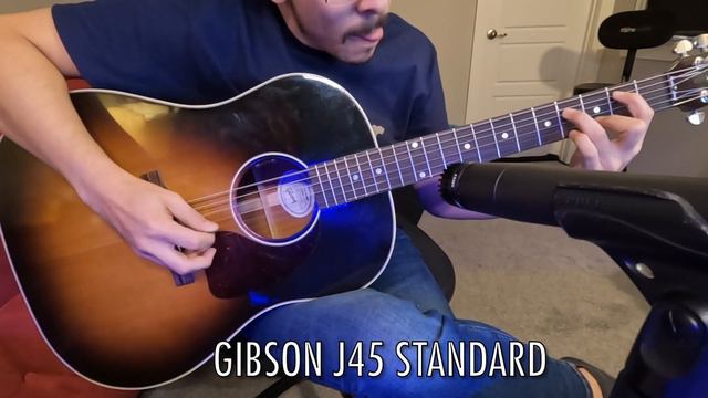 Battle of $3k Acoustic Guitars | Gibson J45 vs Taylor 414ce | NO Talking смотреть онлайн